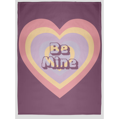 Jeté Saint-Valentin 60 "x 80" Be Mine