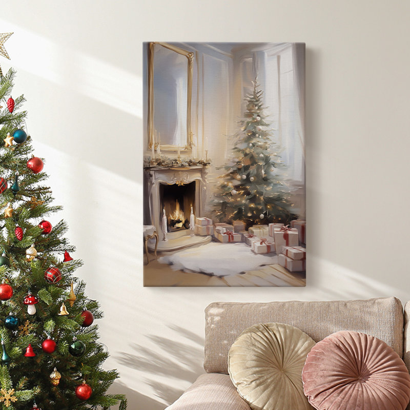 Art des Fêtes de Noël - Toile tendue avec châssis - Série 2-Lxxxi, H 36 po x l 24 po