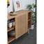Buffet moderne avec 4 armoires, armoire de rangement, meuble télé, conception anti-basculement et grand comptoir
