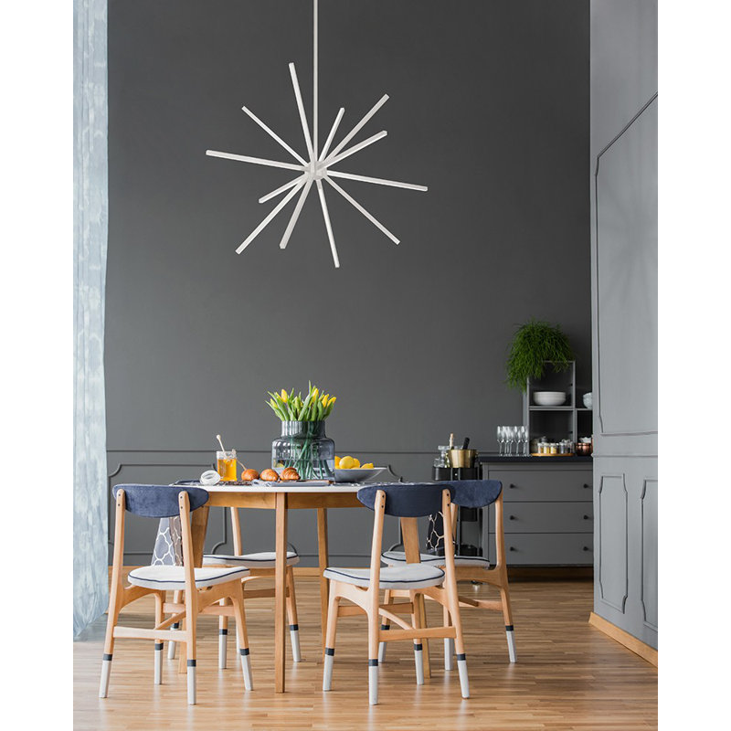 Sirius Minor Black LED Sputnik Chandelier 32.75 in