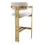 Donato Upholstered Stool with Metal Frame-72767079