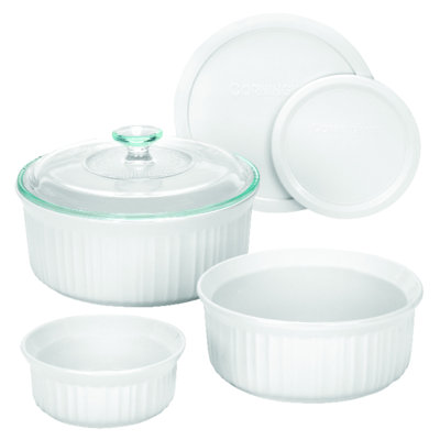 George Oliver Petya Round Stoneware 6 Piece Casserole Bakeware Set