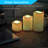 LED Flameless Candles with Remote Real Flickering & Real Ivory Colour Battery Powered LED Pillars Candles with Remote Control and Timer Function - 12 Preset Multi Colours