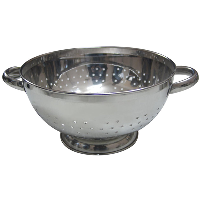 NU Steel Stainless Steel Colander, 3 Quarts