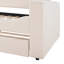 Lit de jour rembourré avec accoudoirs de rangement, couchette et dernier système audio Bluetooth intégré, molleton Teddy-233581109