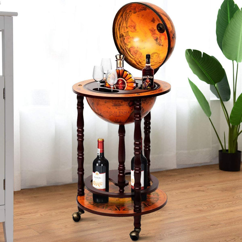Brecken 45cm Solid Wood Mini Bar