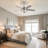 52" Modern Nickel Ceiling Fan With Light Kit And Remote Control, Double-Sided Blades, 6 Speeds Reversible DC Motor, 6"/10" Downrods, Timer