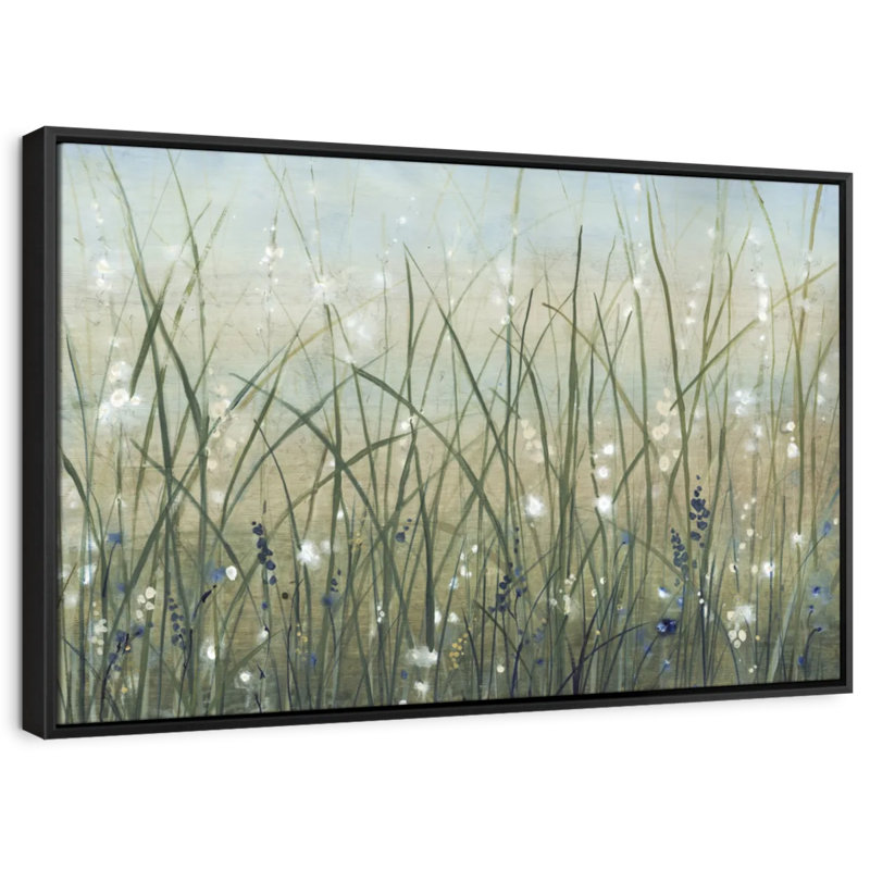 "Meadow Bliss II", impression sur toile florale et botanique, H 21 po x l 31 po