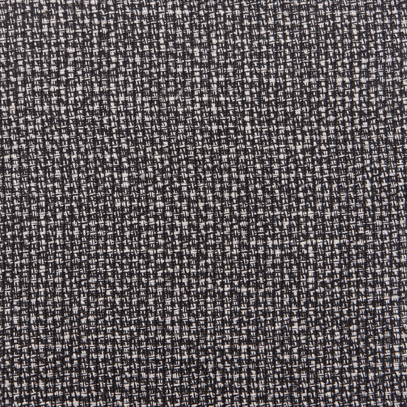 Hamilton Chenille Traditional Urban Rustic 27x27 inch Reversible Tweed Euro Sham, Black and White