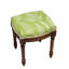 Tabouret de coiffeuse en lin Camiah Cathay-330583555-330583556