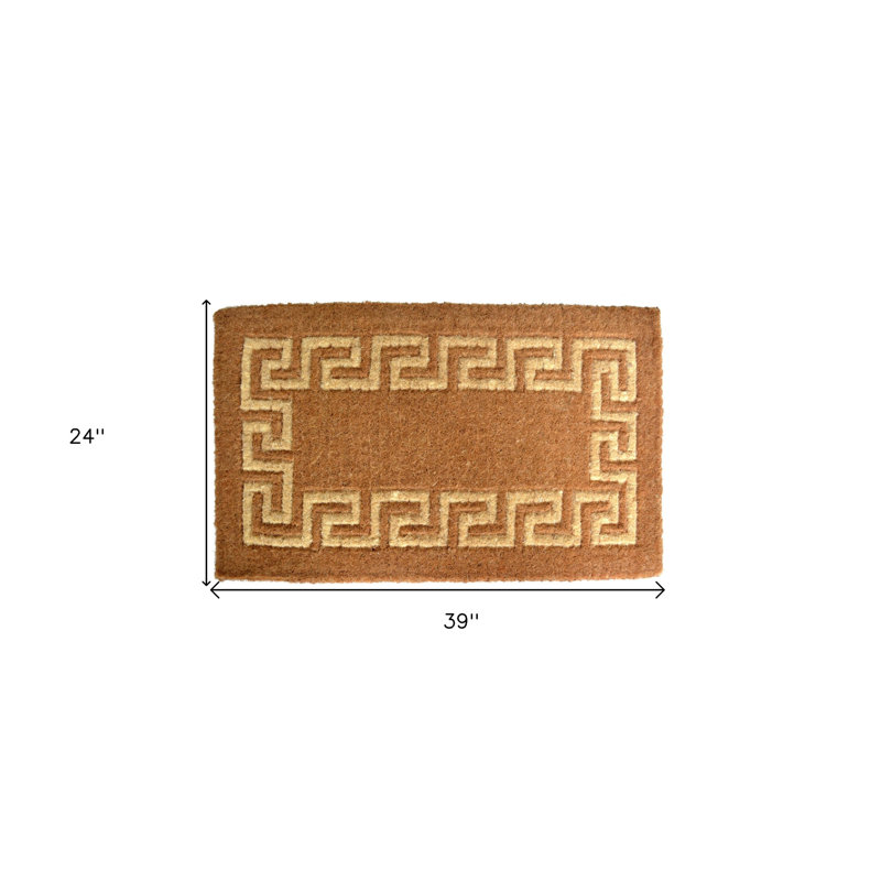 Paillasson 24 po x 39 po brun