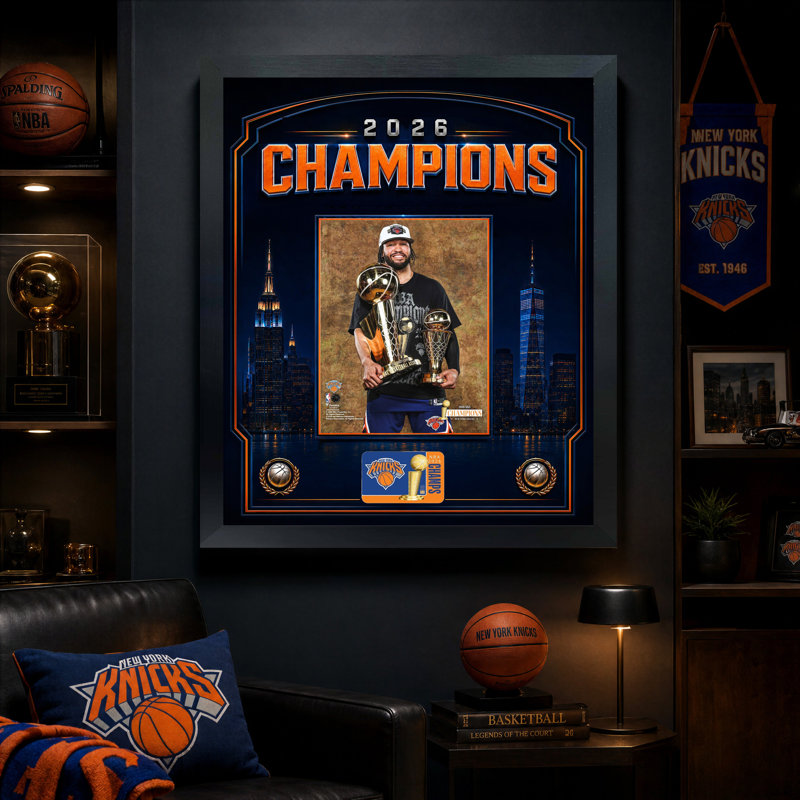 Cadre photo 18 x 22 po Jalen Brunson New York Knicks