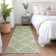 Premium Machine Washable Prisco Green Rug