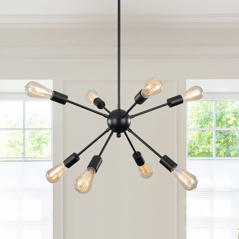 8 - Light Dimmable Sputnik Sphere Chandelier