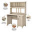Ensemble de bureau réversible avec huche et chaise Khadesha-1090745108