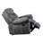 Zubaida Two Tone Gray Velvet Glider Recliner-949012011