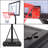 Pool Basketball Hoop Portable For Swimming Pool, Black Upgraded Water Basketball Backboard Stand-127396770