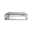 Table basse moderne en acier fritté gris Modern Drak-461344674