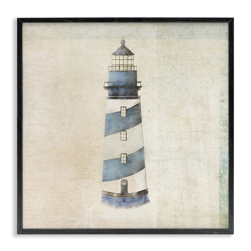 Art de giclée rustique maritime par John Rossini, Giclée encadrée noir minuit, H 24 po x l 24 po
