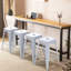 Tabouret de comptoir 24 po avec cadre en métal Juddson, ensemble de 4 tabourets d'intérieur et d'extérieur-1397376350-1428507887