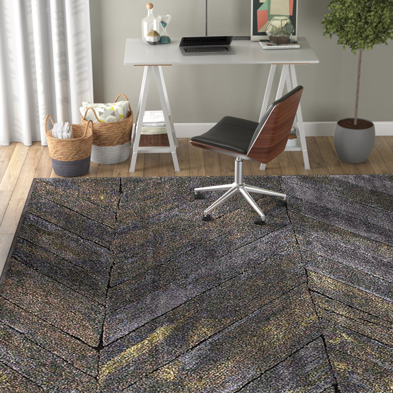 Forkland Chevron Indoor Rug, 8' x 10'