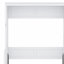 Lit escamotable double avec bureau et bibliothèque, blanc-1728154471
