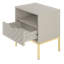 Ahola 134.62cm W Metal Bedside Table-418516071-418516057