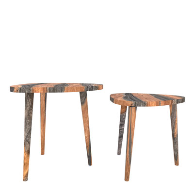 Angeni Solid Wood Nesting Tables