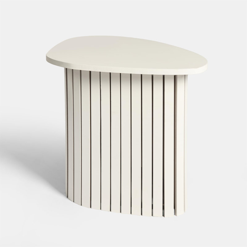 41cm W Manufactured Wood Bedside Table, White