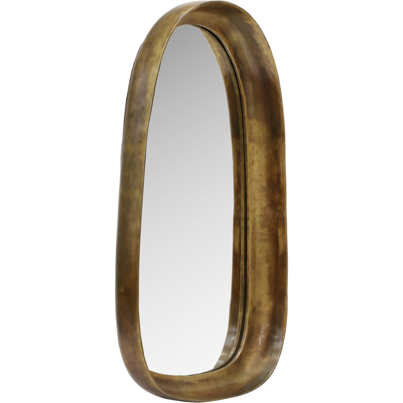 Auberge Mirror, Antique Brass
