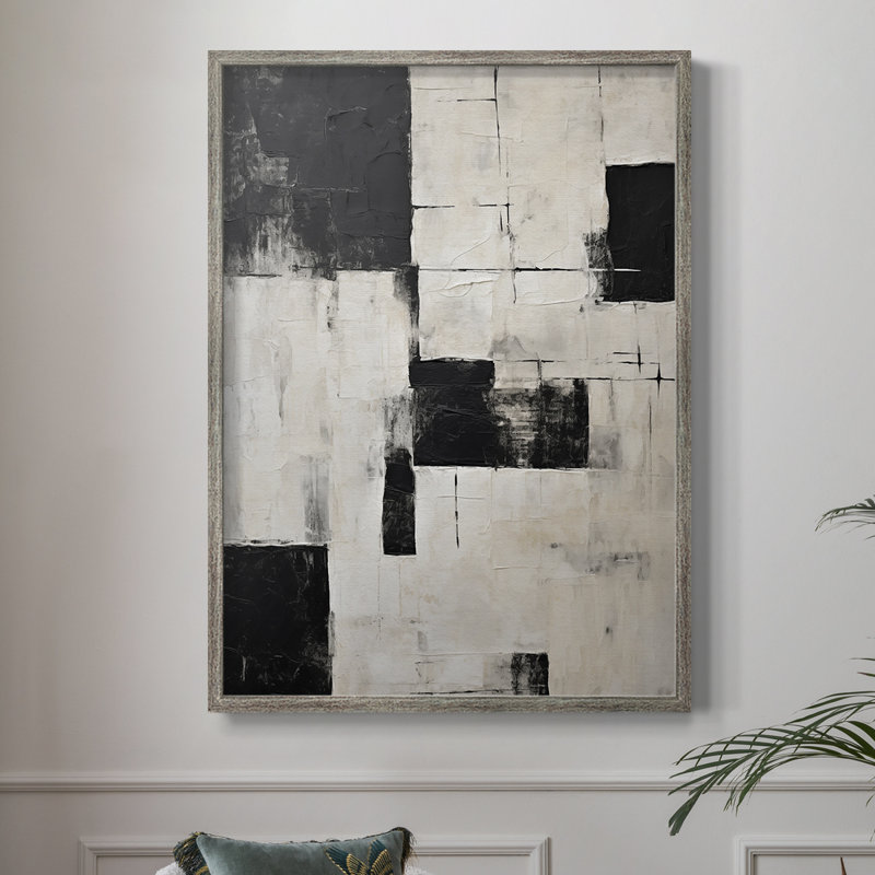 ABSTRACT Series CCCLX Framed Print - Solid Wood, 11" H x 9" W