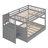Corene Kids Full Over Full Bunk Bed with Trundle with Drawers-1215606160
