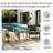 Junco Teak Outdoor Two-Person Patio Set With Cushions And Side Table-124178251-124178244