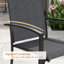 Ensemble repas pour patio 6 personnes avec chaises empilables-457071358