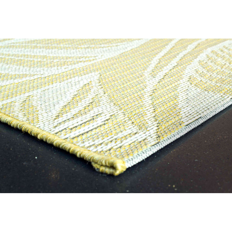 Lorelai Floral Hand Woven Indoor / Outdoor Area Rug, Rectangle 200 x 290cm