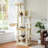 69" Tall Cat Tree Large Cat Tower With Super Big Hammock, Scratching Posts, Condo House And Large Top Perch-104406643