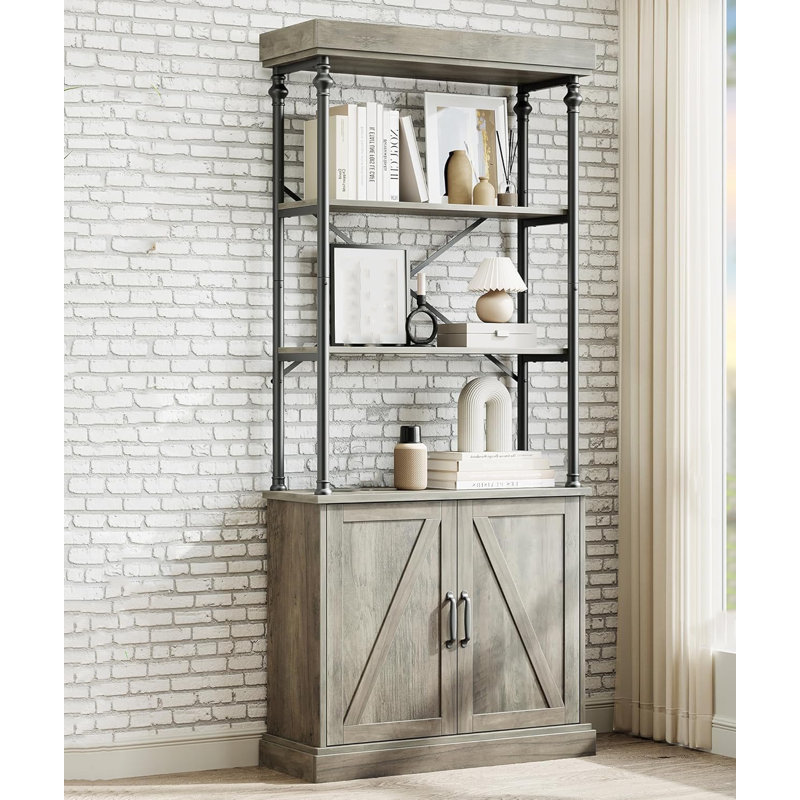 186.9cm H x 80cm W Bookcase, Grey