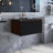 Modern Wall Mounted Striped Bathroom Vanity With Sink And Soft-Close Drawer-1120624481
