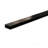 Frameless Fixed Shower Door, 38 In. W X 72 In. H, Single Panel, Easy Clean, Satin Black Hardware, Shower Door