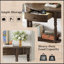 Half Moon Tenisha with Drawer and Shelf-140718018