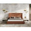 Lamod Italia Lago - Table de chevet moderne en faux travertin