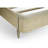 Water Upholstered Metal Wingback Bed