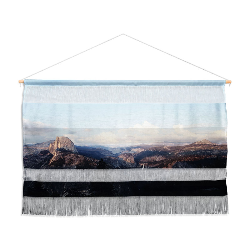 Suspension murale en polyester leah flores yosemite avec accessoires suspendus inclus, H 32 po x l 47 po