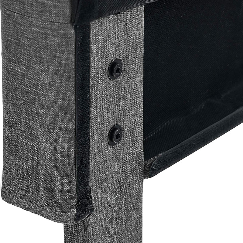 Kinsman Upholstered Platform Bed, Queen, Gray