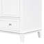 Meuble-lavabo blanc 30 po avec cadre solide et plateau en céramique-579894655