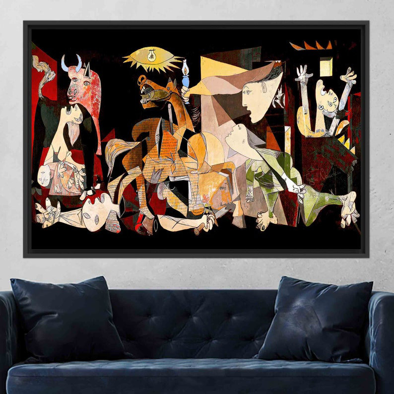 Print on Canvas, Framed Print without Mat, 20 cm H x 30 cm W, Black