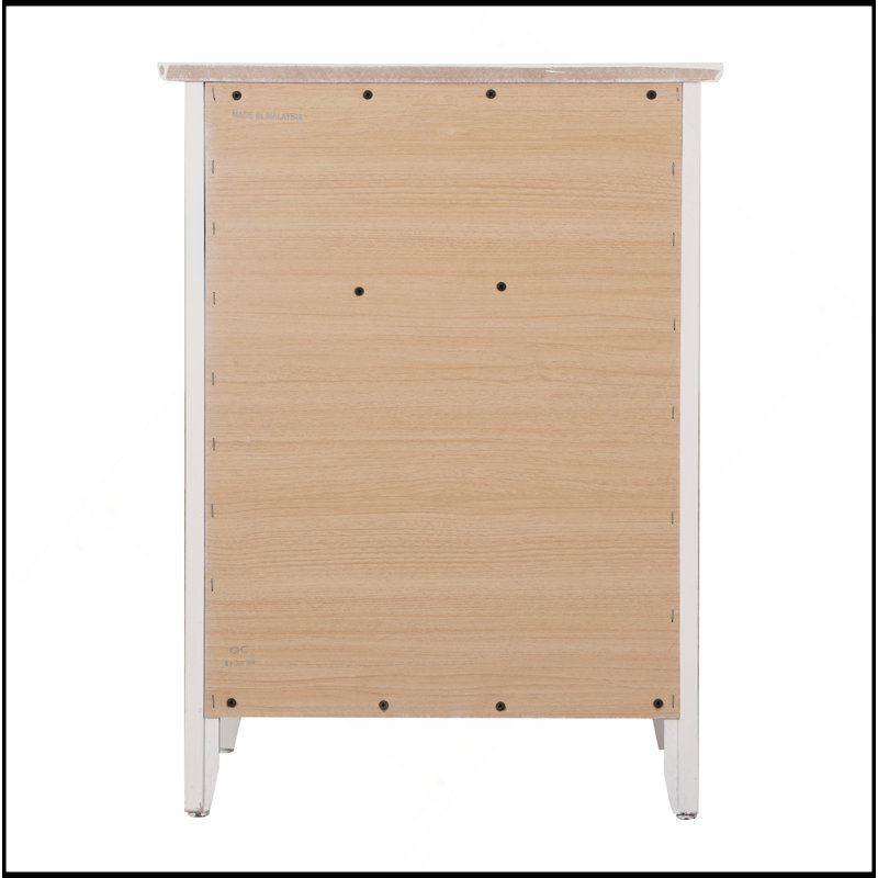 Drawer /1 Door Nightstand, White