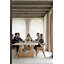 Geometric 123.5'' Solid Wood Rectangle Conference Table