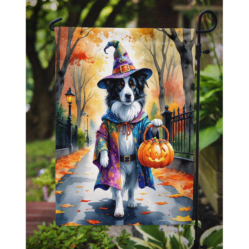 Drapeau du jardin Mastiff, Border collie