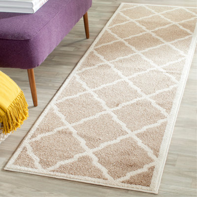 Ammundsen Geometric Wheat/Beige Indoor Area Rug